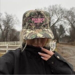 Dairy Boy Camo pink hat!!
